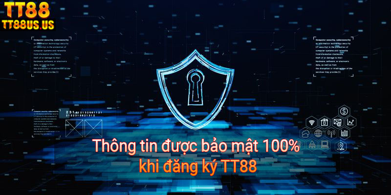 Thông tin được bảo mật 100% khi đăng ký TT88