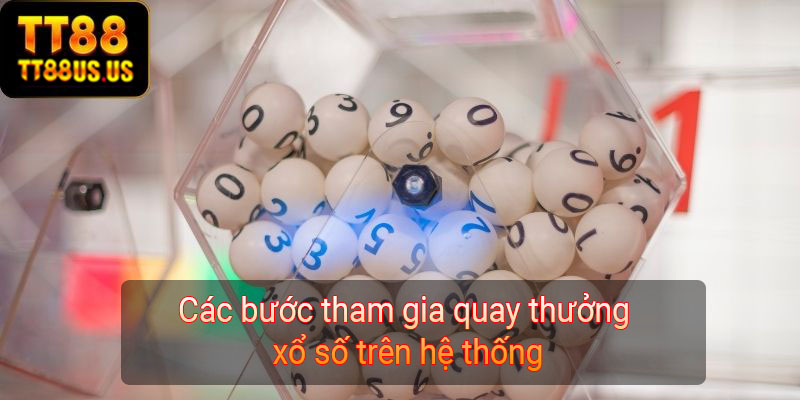 Các bước tham gia quay thưởng xổ số trên hệ thống